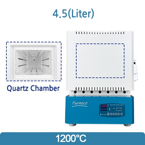 삼흥에너지 1200℃ 석영챔버 진공 머플로