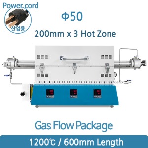 삼흥에너지 1200℃ 3존 CVD 튜브로