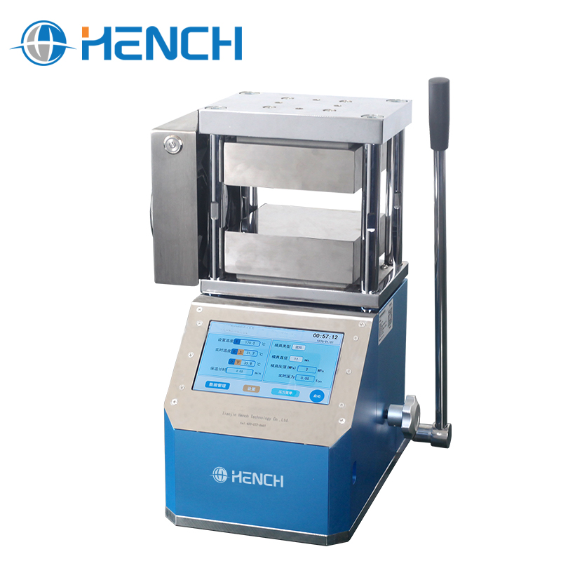 HPC-800D1/D2/DG1/DG2 가열 펠릿 프레스 10 T (500℃) — Hench