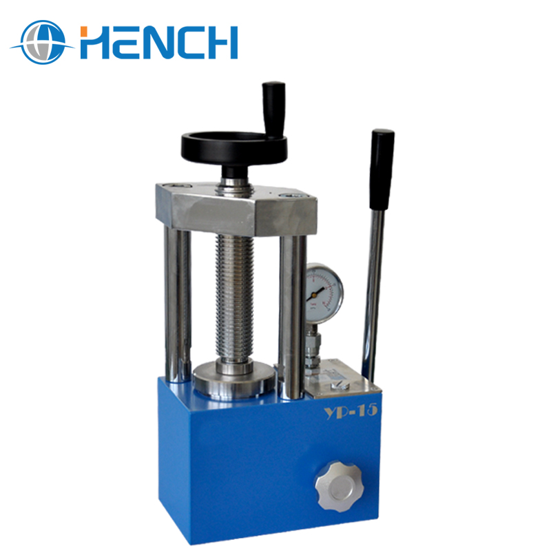 YP-15 수동 유압 펠릿 프레스 15 T — Hench