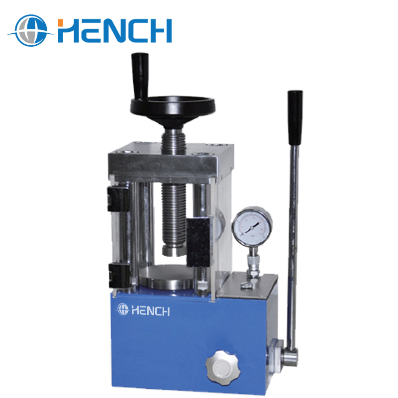 YP-24F 수동 유압 펠릿 프레스 24 T (보호커버) — Hench