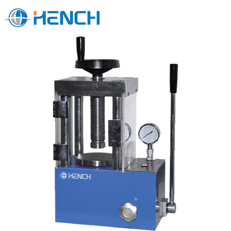 YP-40F 수동 유압 펠릿 프레스 40 T (보호커버) — Hench