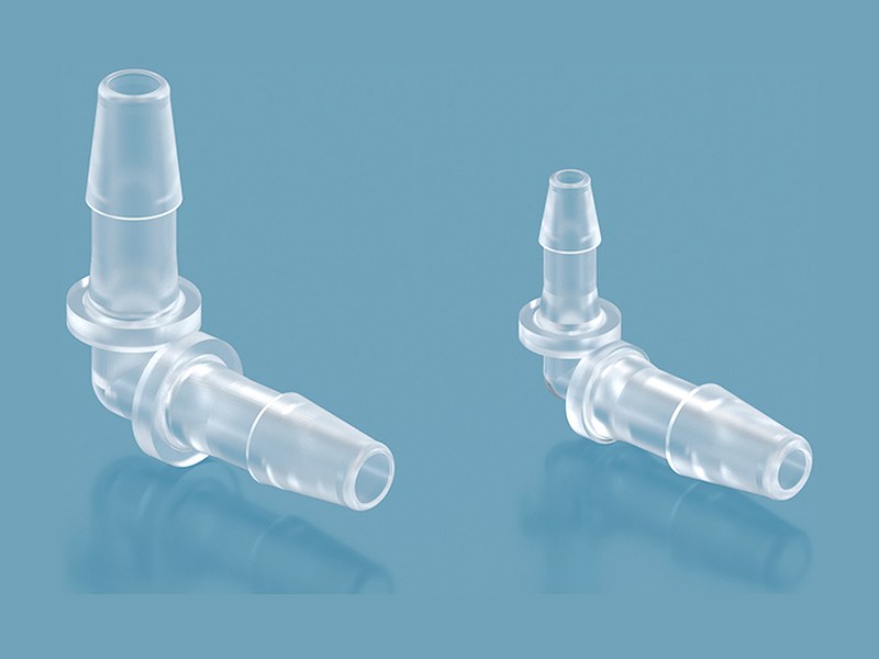 Runze Fluid 바브 엘보 커넥터
