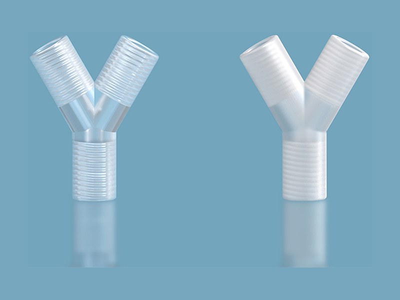 Runze Fluid 저압 Y 커넥터
