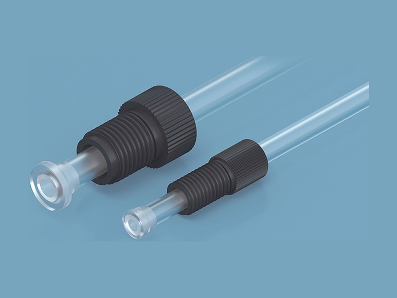 Runze Fluid PEEK 빅보어 플랜지리스 피팅 2피스